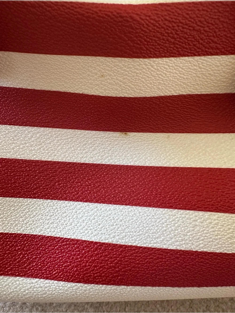 Kate Spade Kennywood Sidney satchel red and white stripe